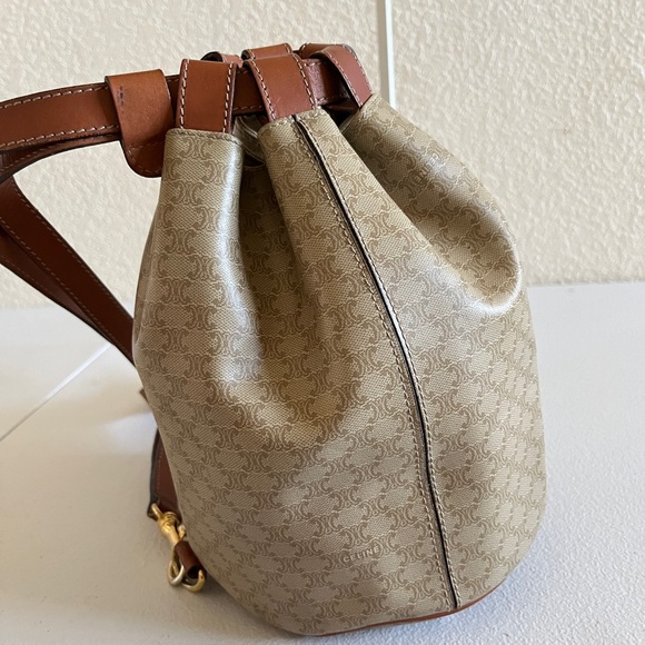 Celin vintage two way drawstring bucket bag - Picture 13 of 14